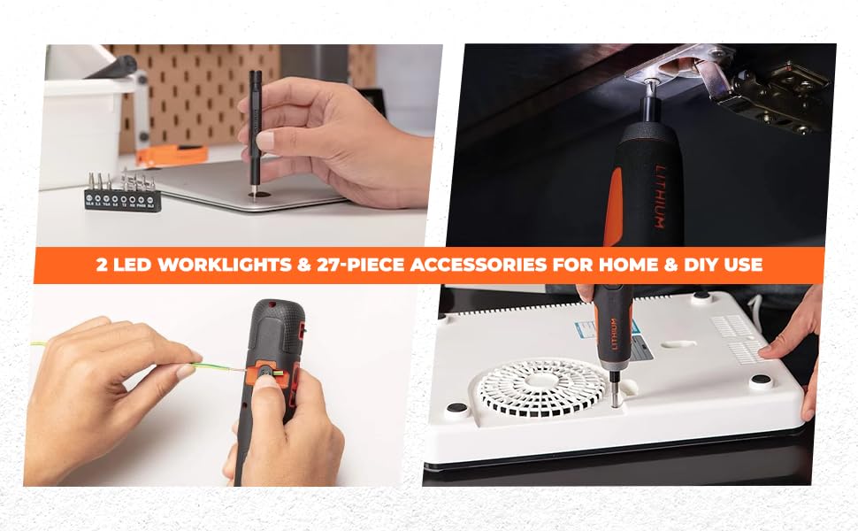 BoltMaster BM40K27 4V 6.35mm Li-ion Cordless Screwdriver with E-Clutch and Intelligent Torque System