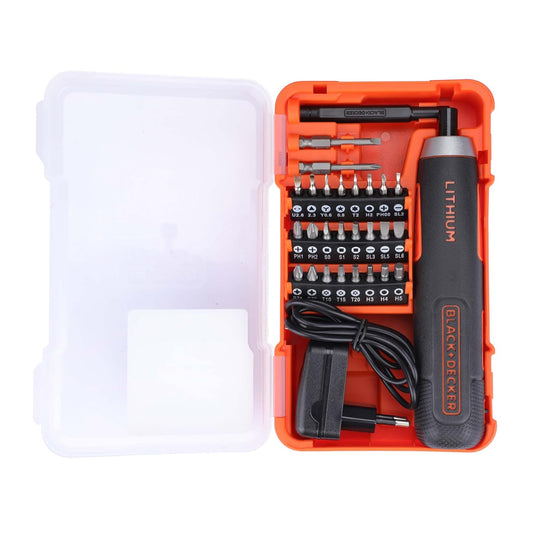 BoltMaster BM40K27 4V 6.35mm Li-ion Cordless Screwdriver with E-Clutch and Intelligent Torque System