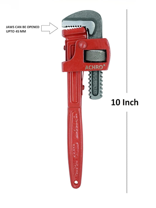ARCALY Combo Pack of 3 Tool Kits Set for Home (Contains 8 Inch Adjustable Spanner, 8 Inch Combination Plier, 10 Inch Pipe Wrench)