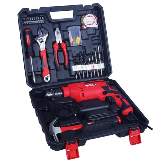 Intrex Professional Power Tool Kit with 650W Impact Drill, Copper Armature, 13mm Chuck – Model TD13-85
