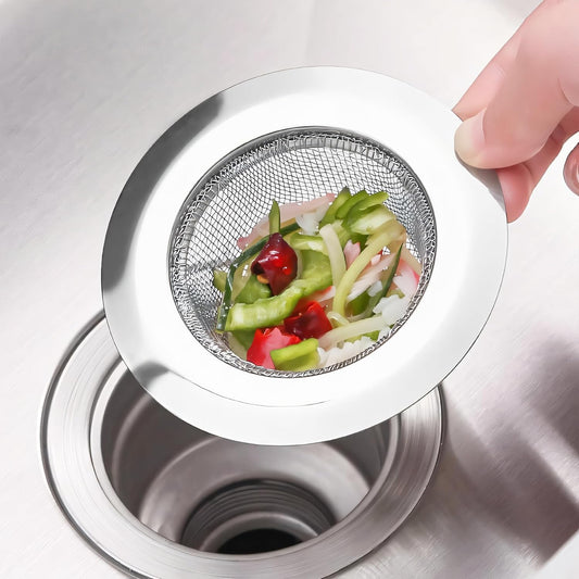 Sterinox Stainless Steel Sink Strainer for Kitchen and Bathroom – Anti-Clog Mesh Drain Cover